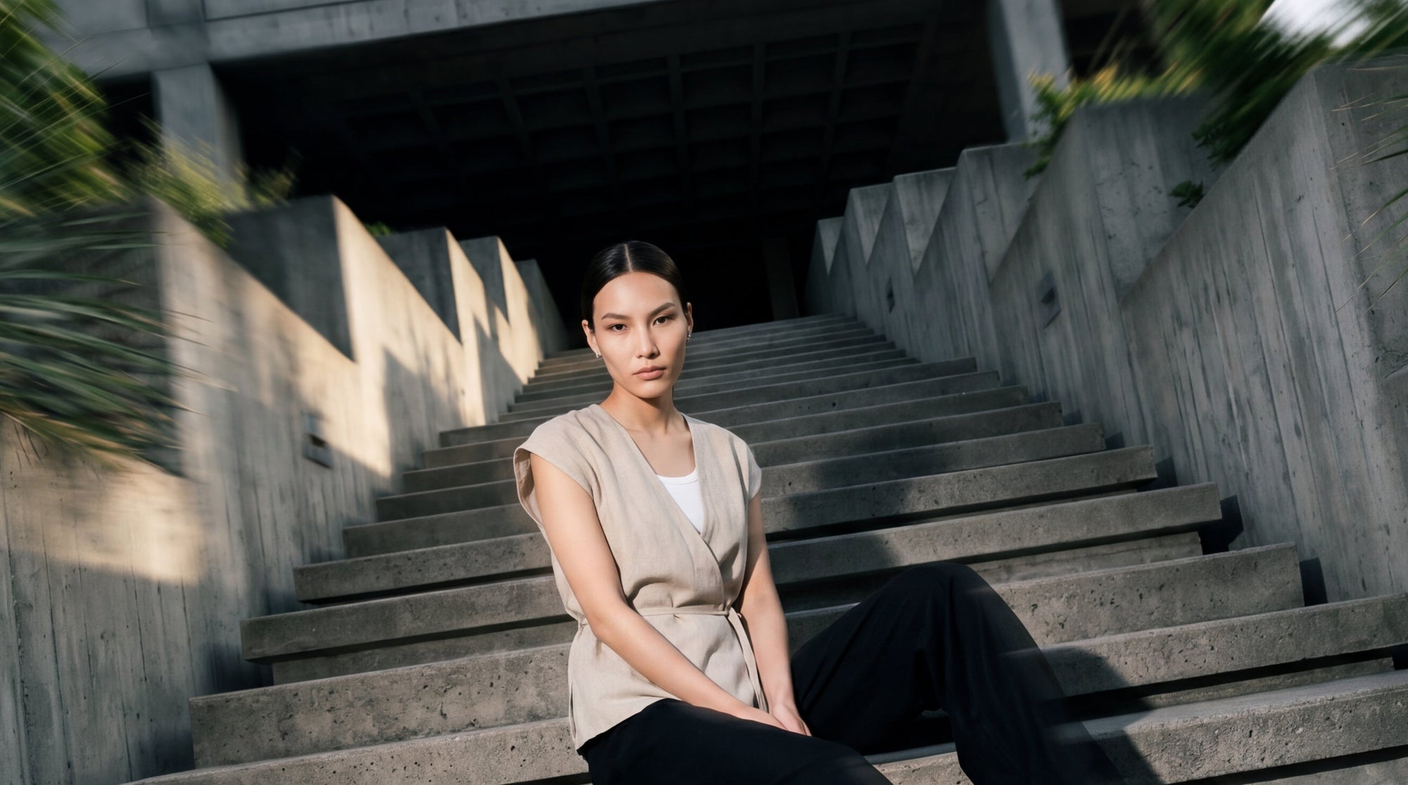 Khaki Top Beige