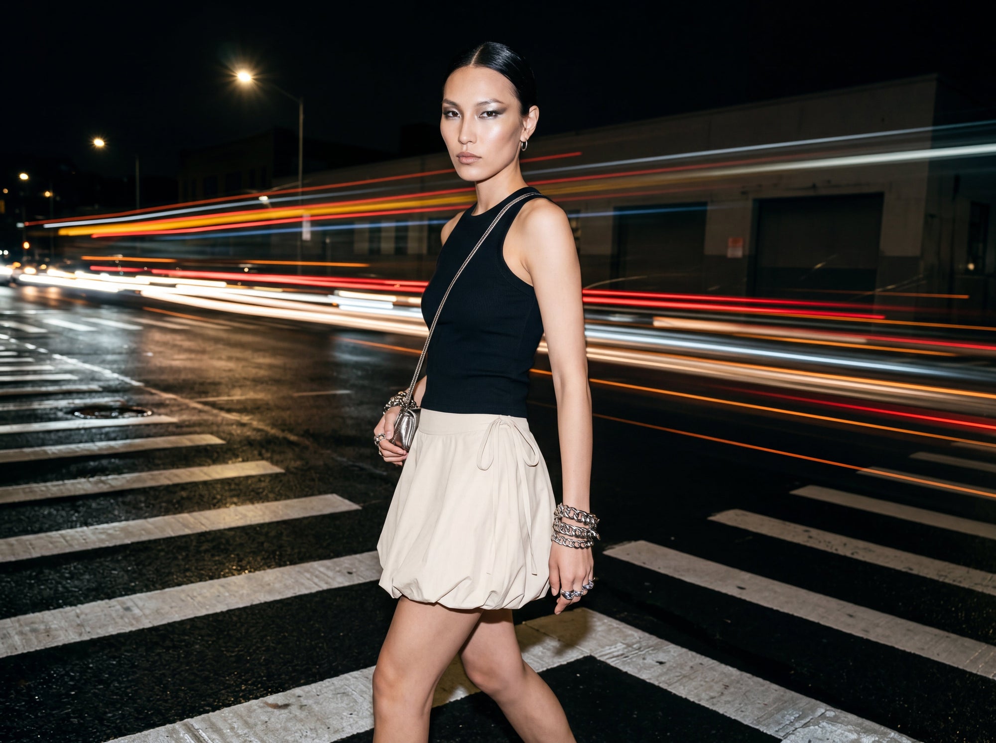 Balloon Skirt Off White