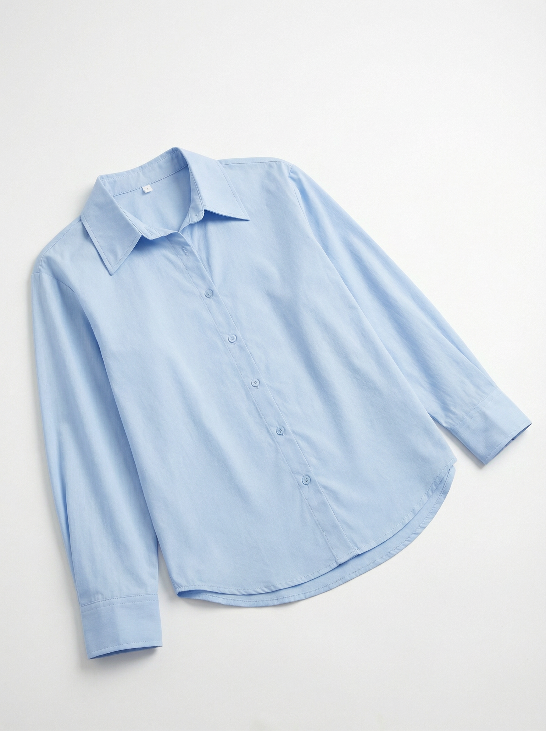 Light Blue Boyfriend Shirt