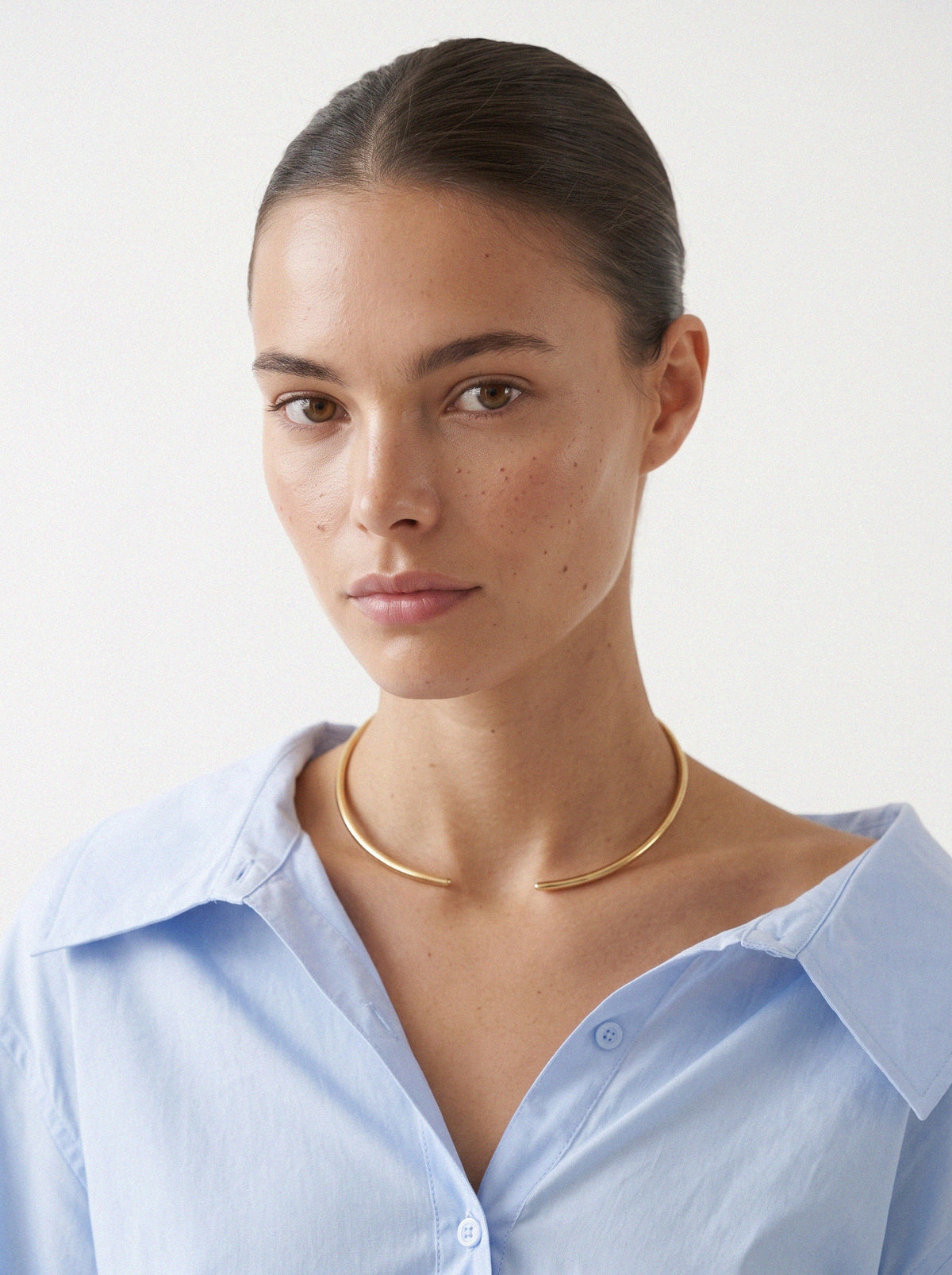 Light Blue Boyfriend Shirt