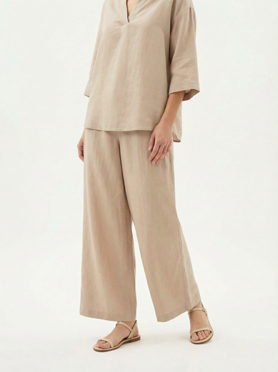 Brown Wide Leg Trouser