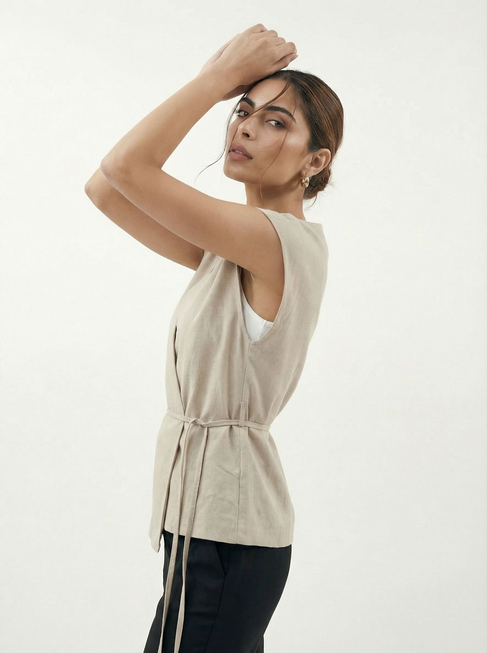 Khaki Top Beige