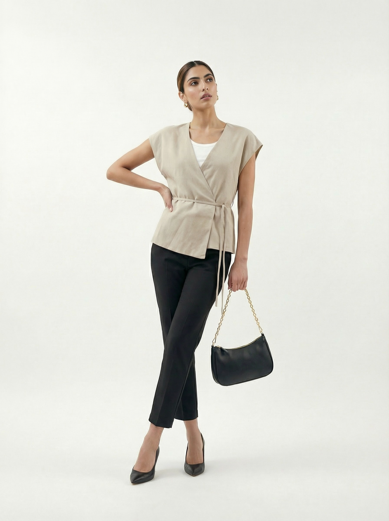 Khaki Top Beige