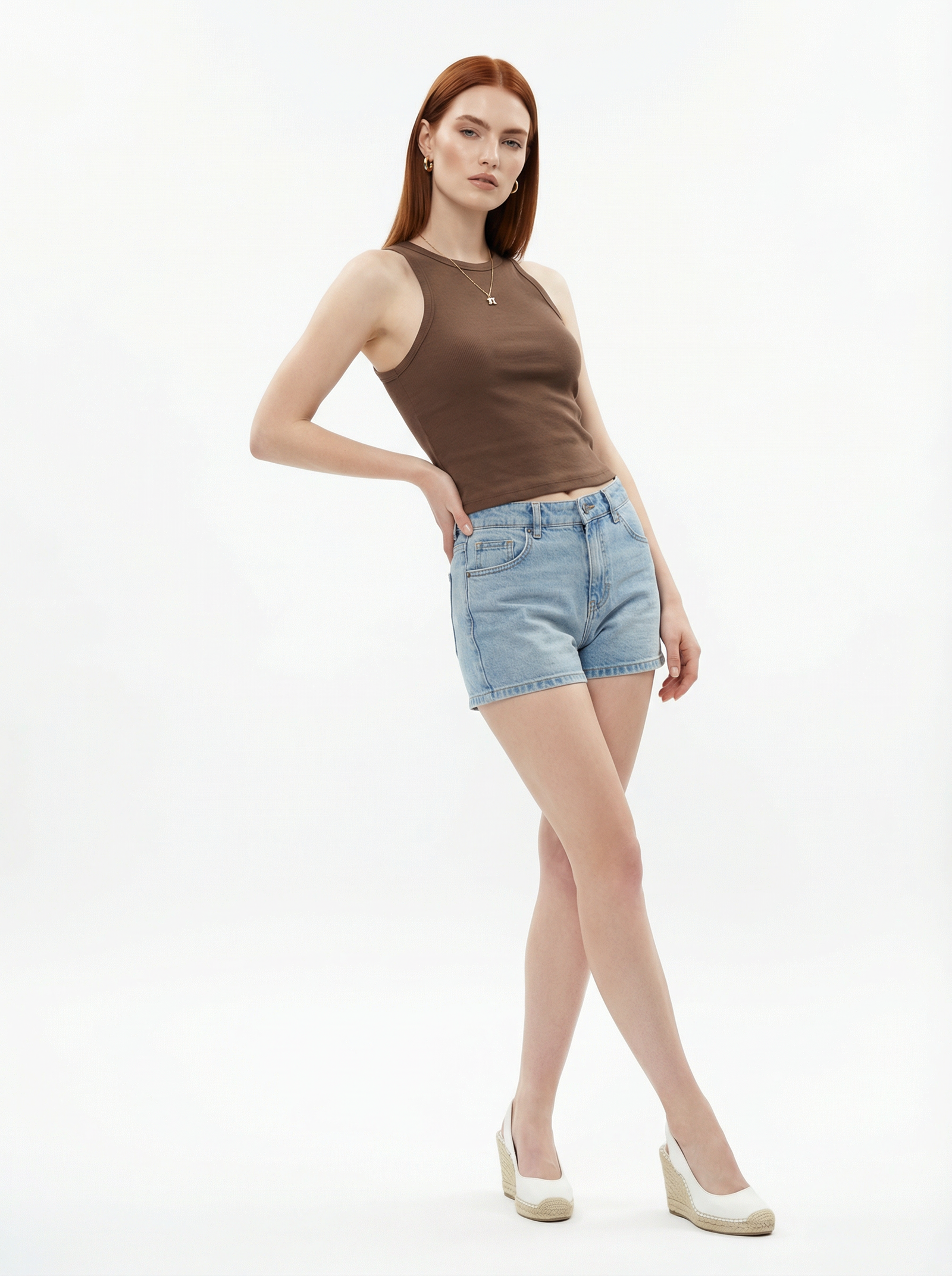 Brown Tank Top
