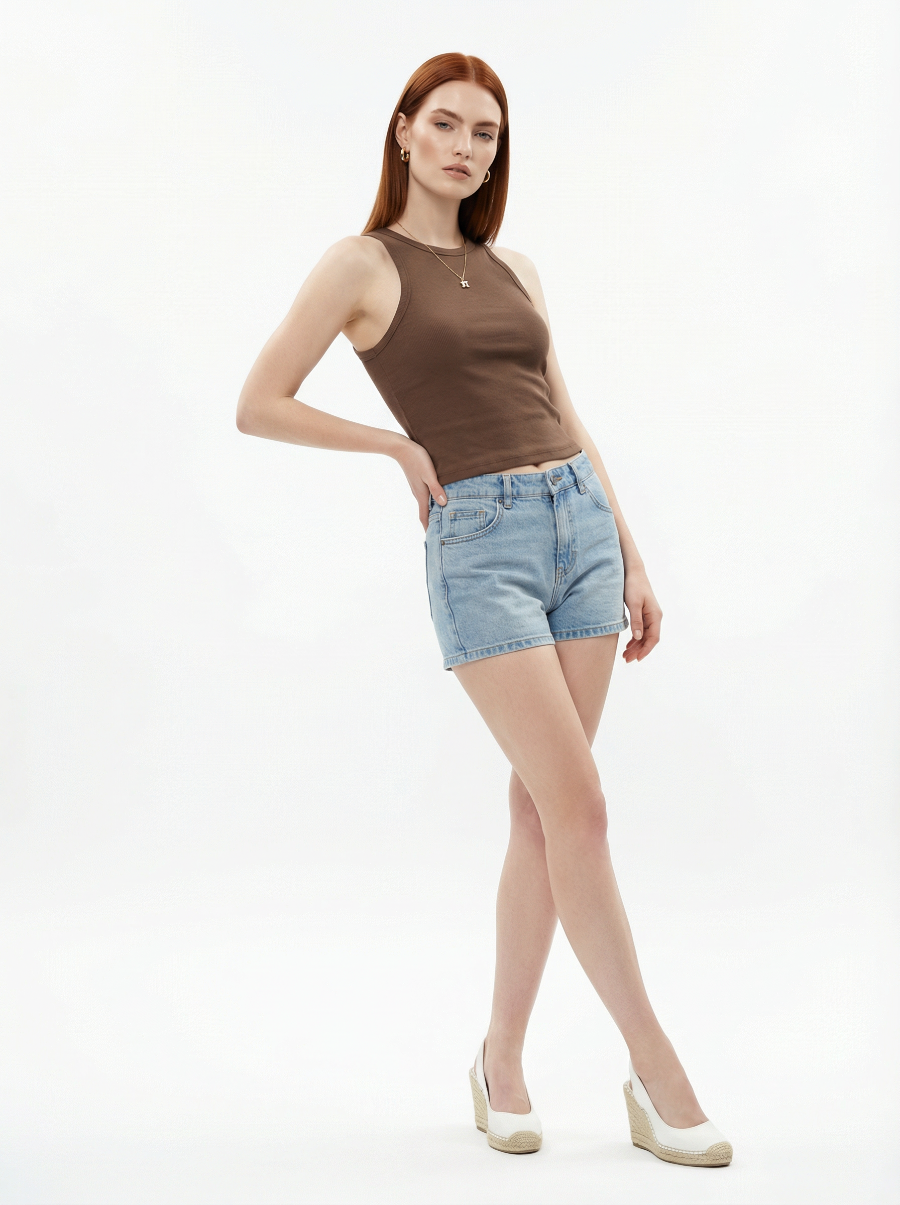 Brown Tank Top