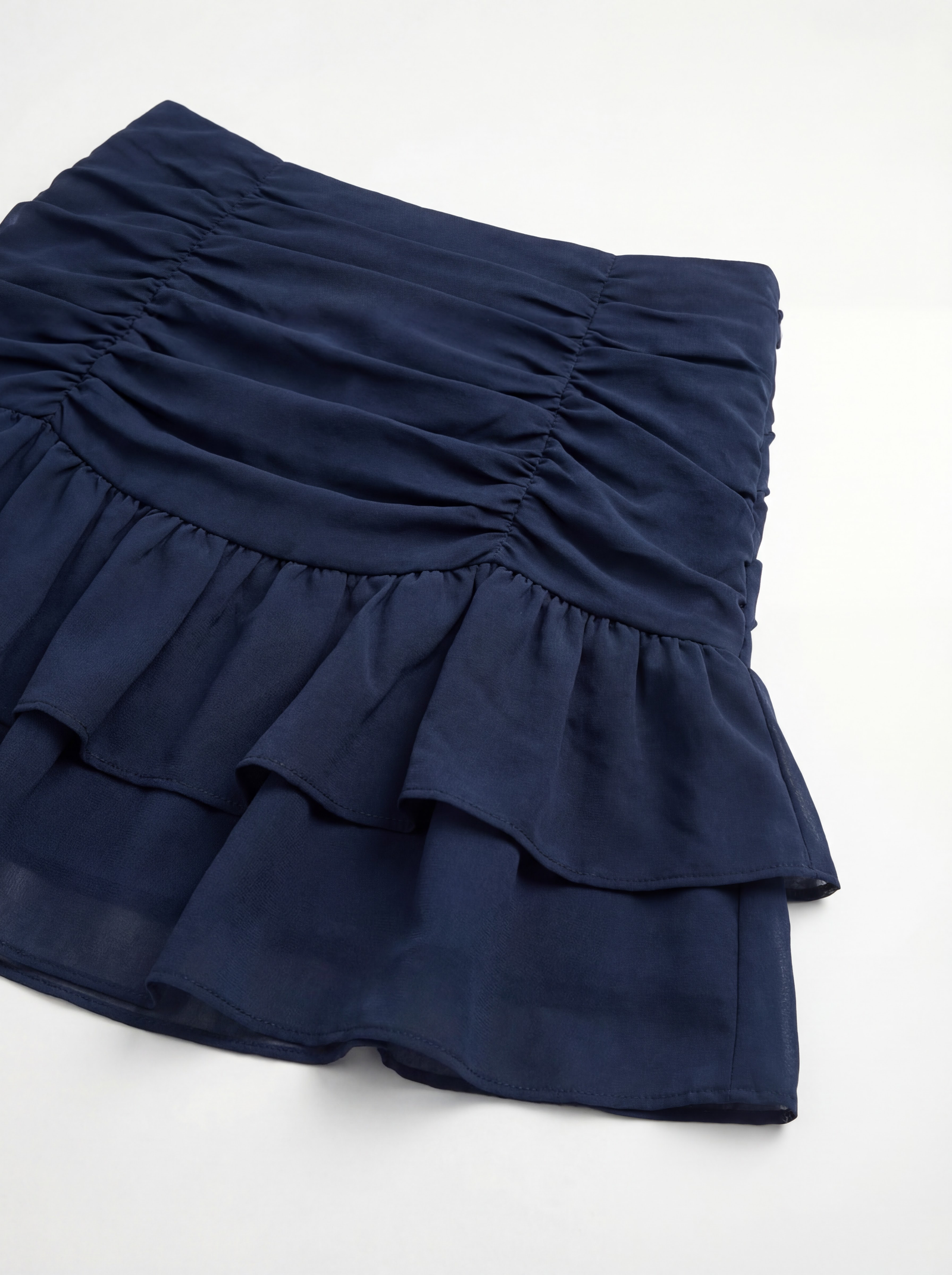 Navy Blue Mini Skirt