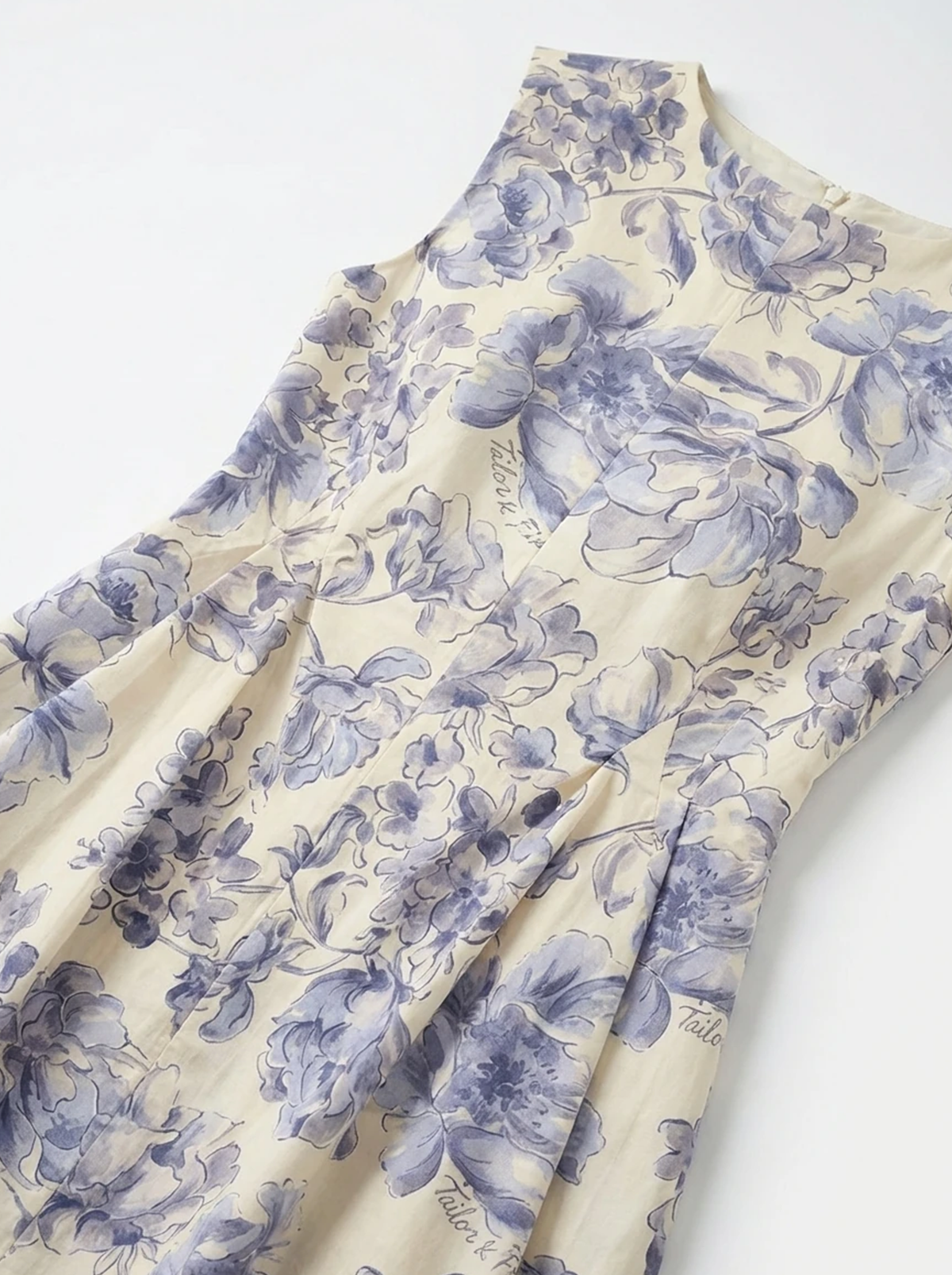 Blossom Blue Peplum Mini Dress