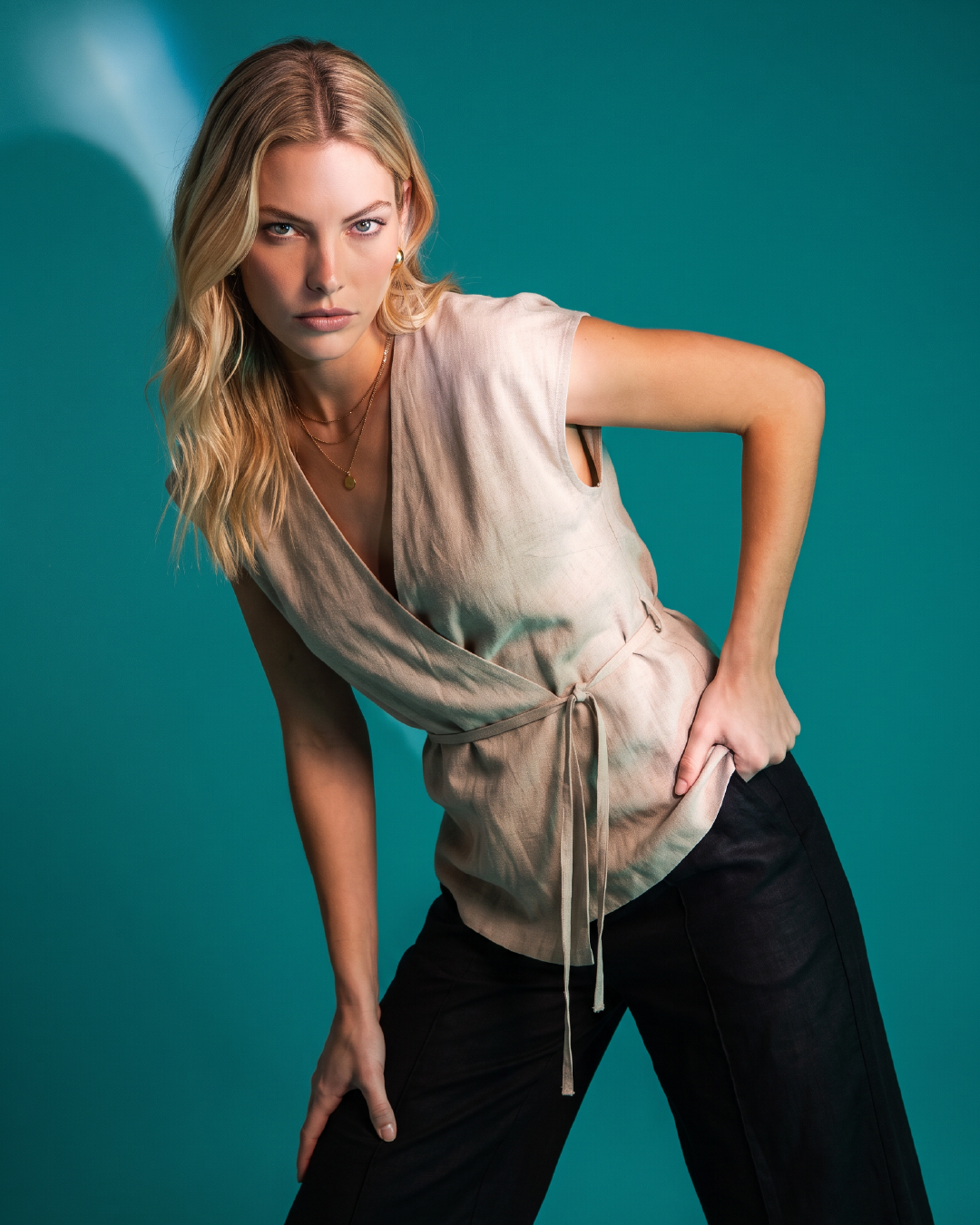 Khaki Top Beige
