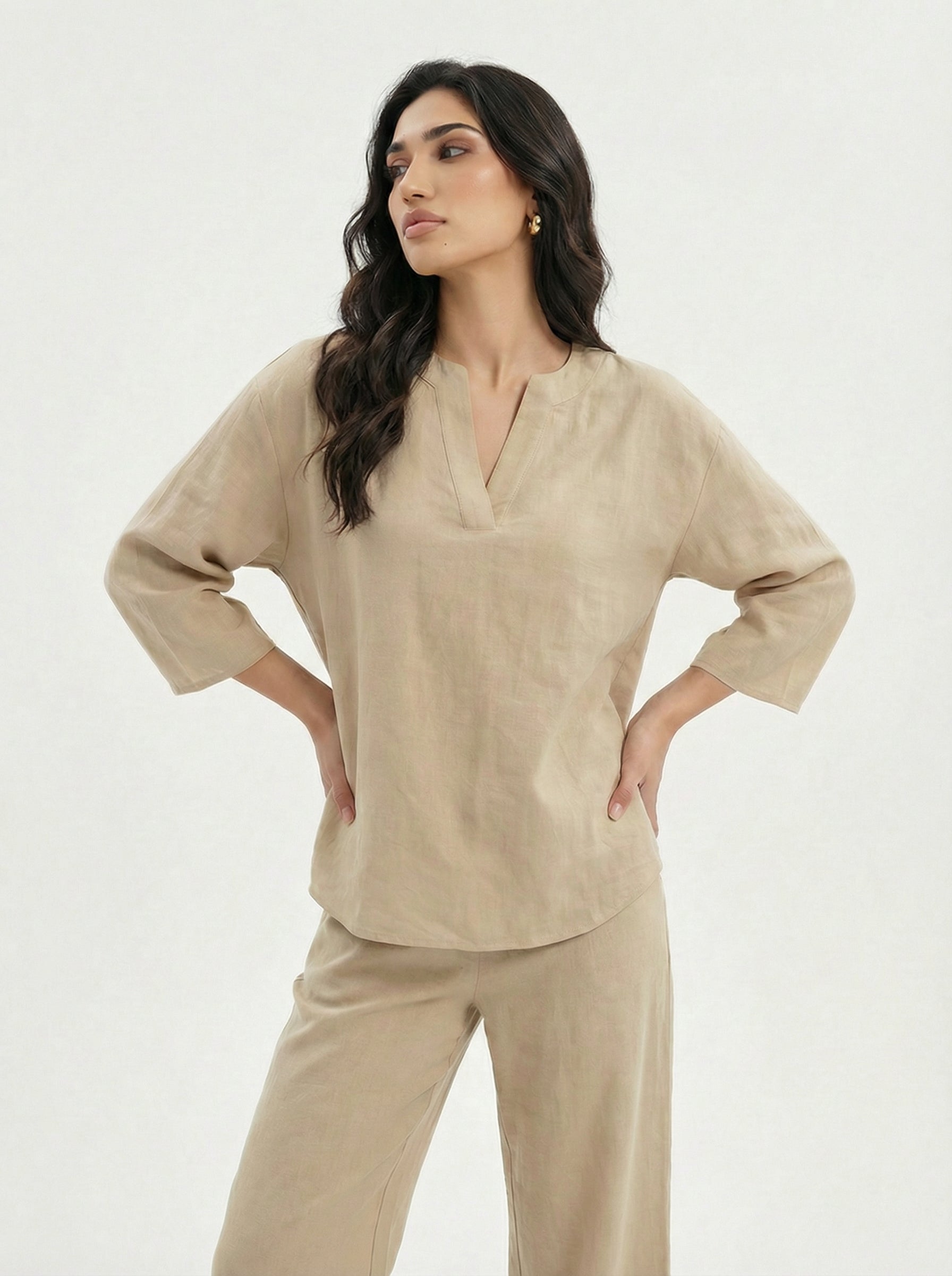 Brown Tunic Shirt