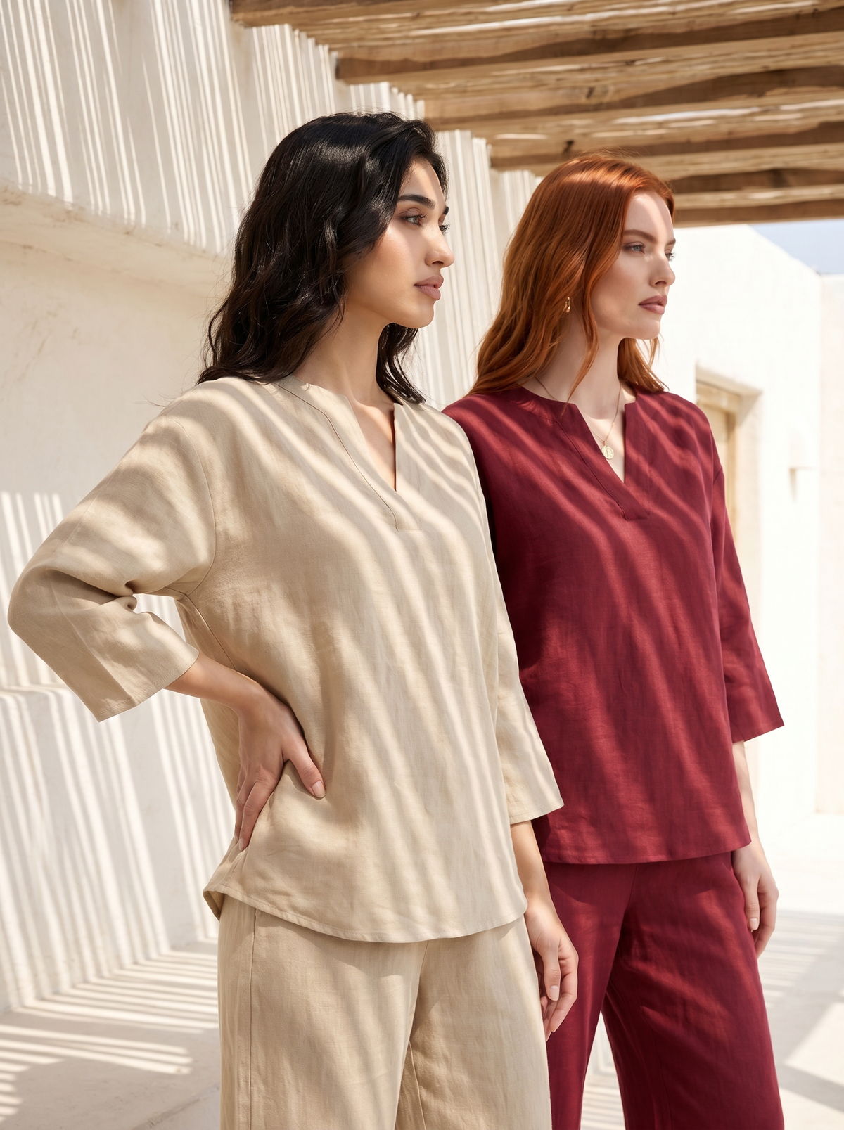 Red Tunic Shirt