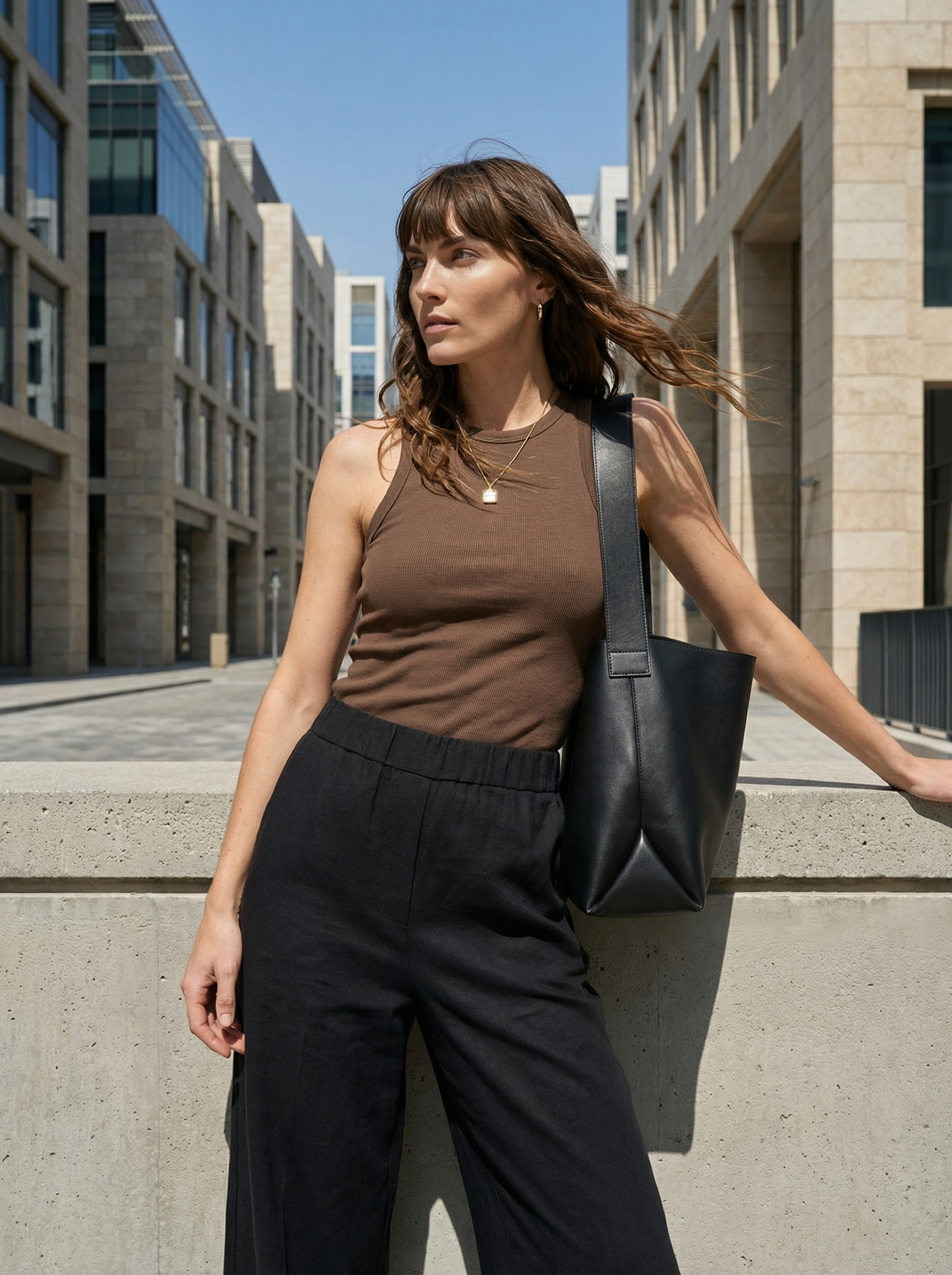 Brown Tank Top