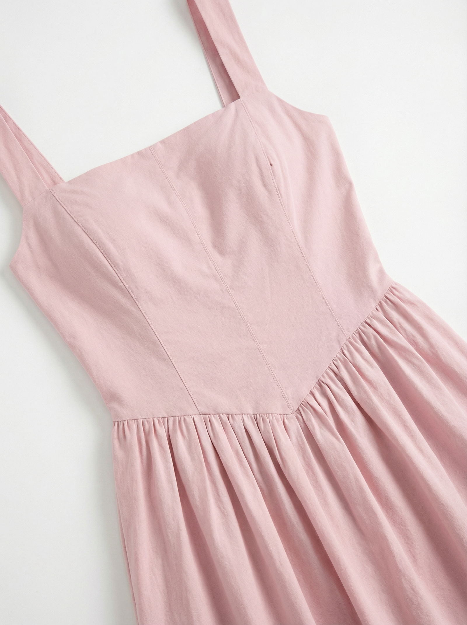 Blush Pink Skater Mini Dress