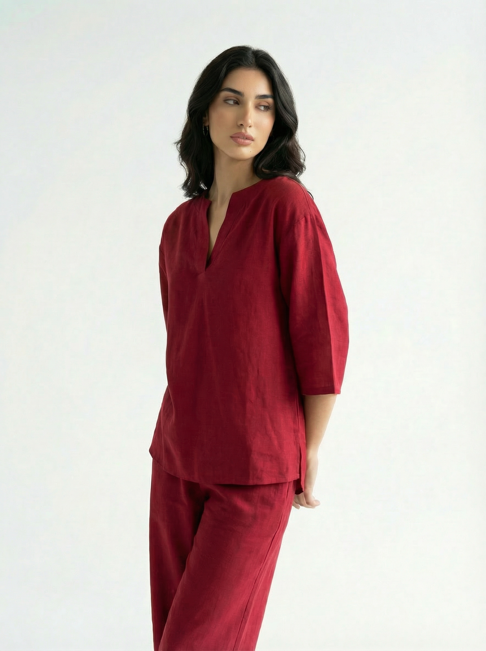 Red Tunic Shirt
