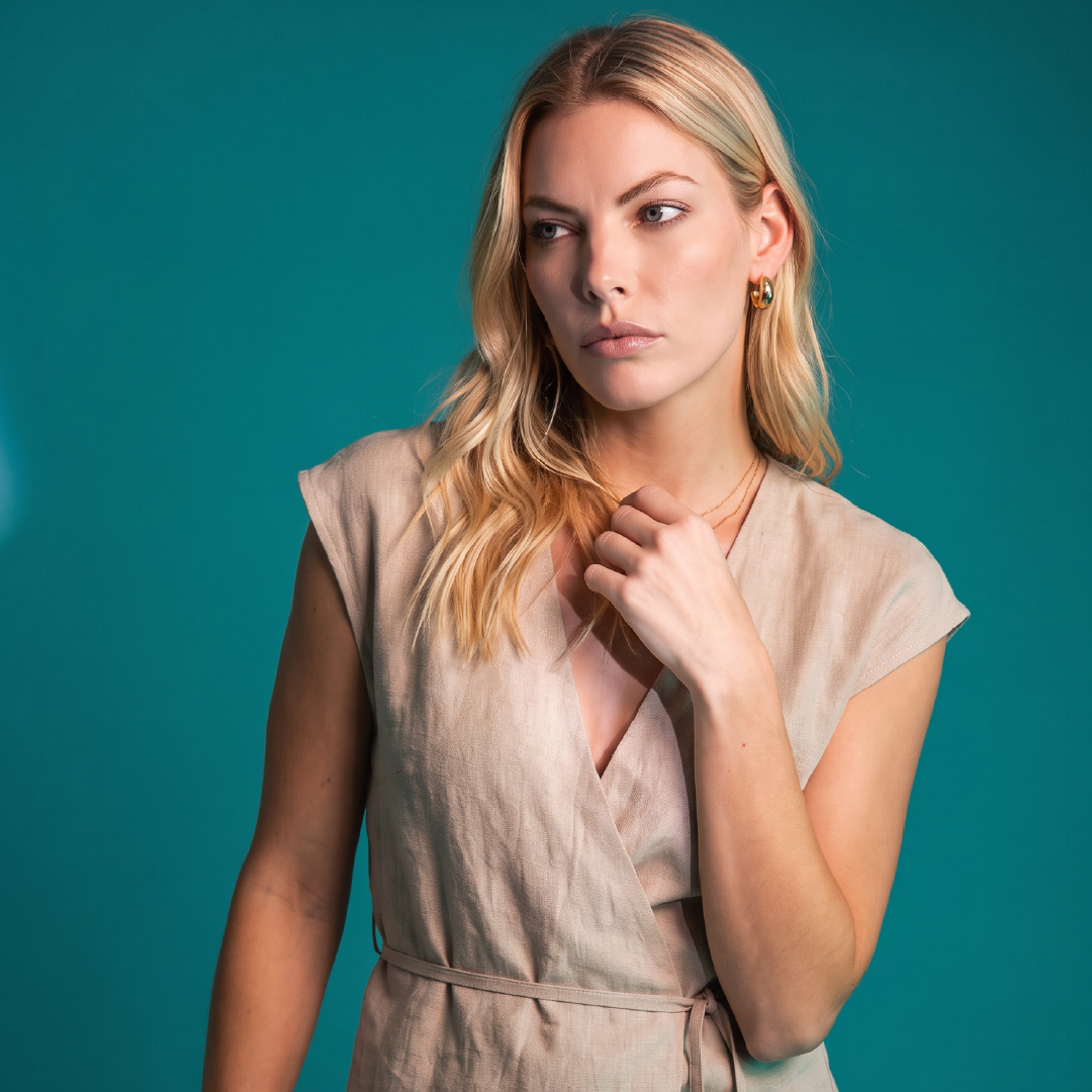 Khaki Top Beige