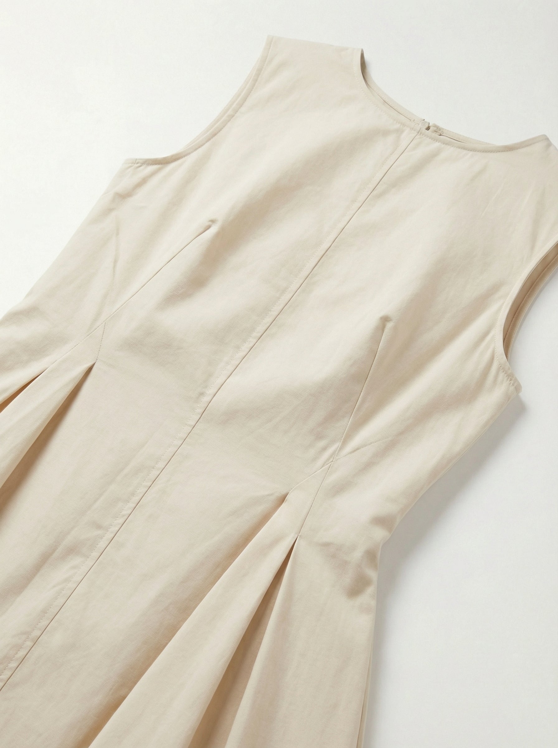 Peplum Mini Dress Off White