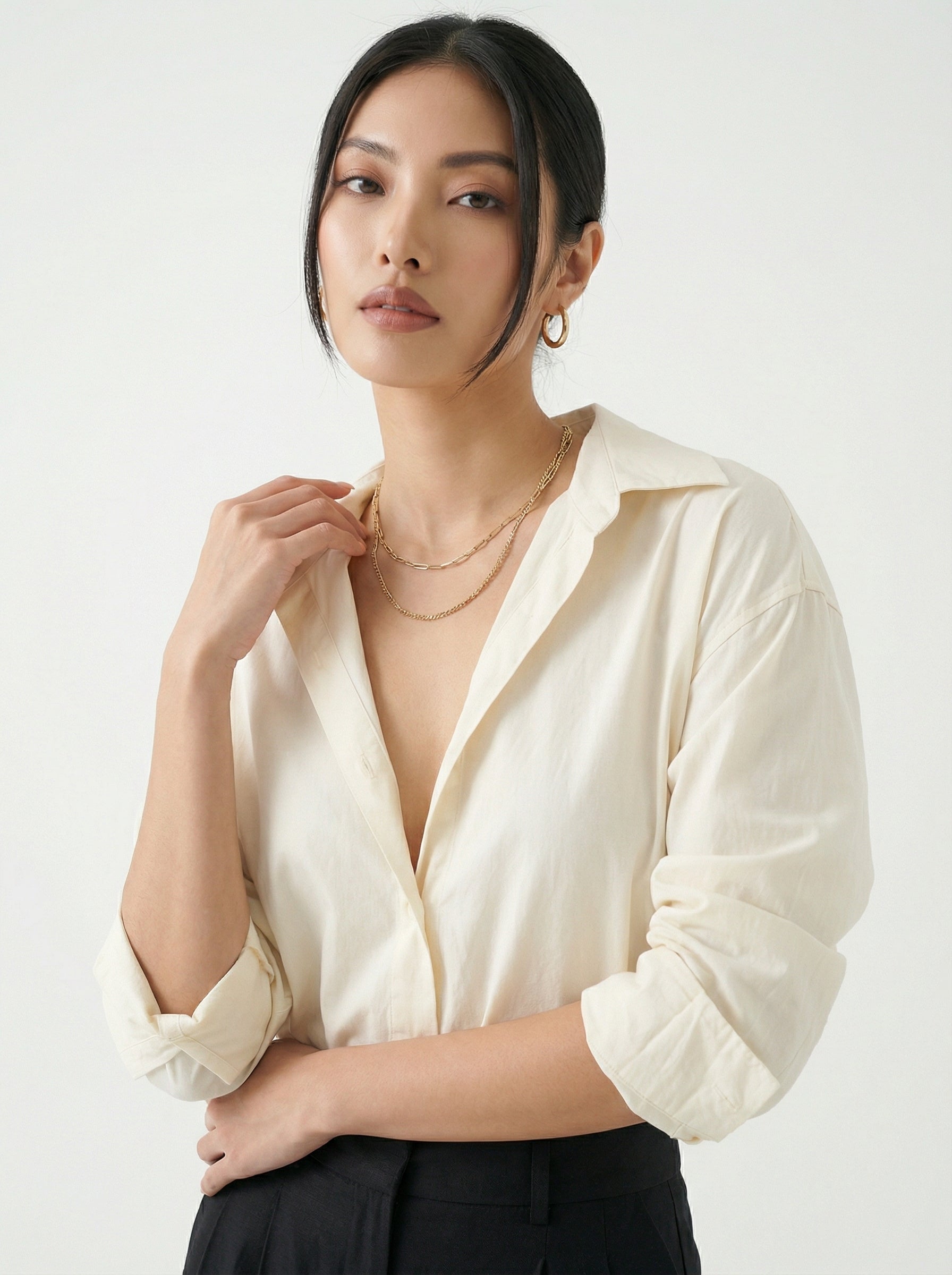 Off White Boyfriend Shirt